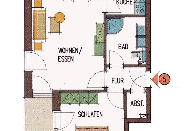 Lägenhet Moderne Kurparkresidenz