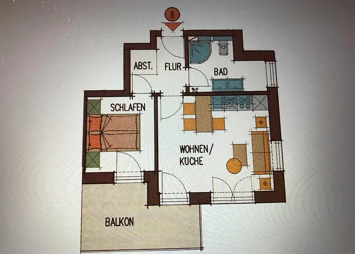 Διαμέρισμα Moderne Kurparkresidenz *